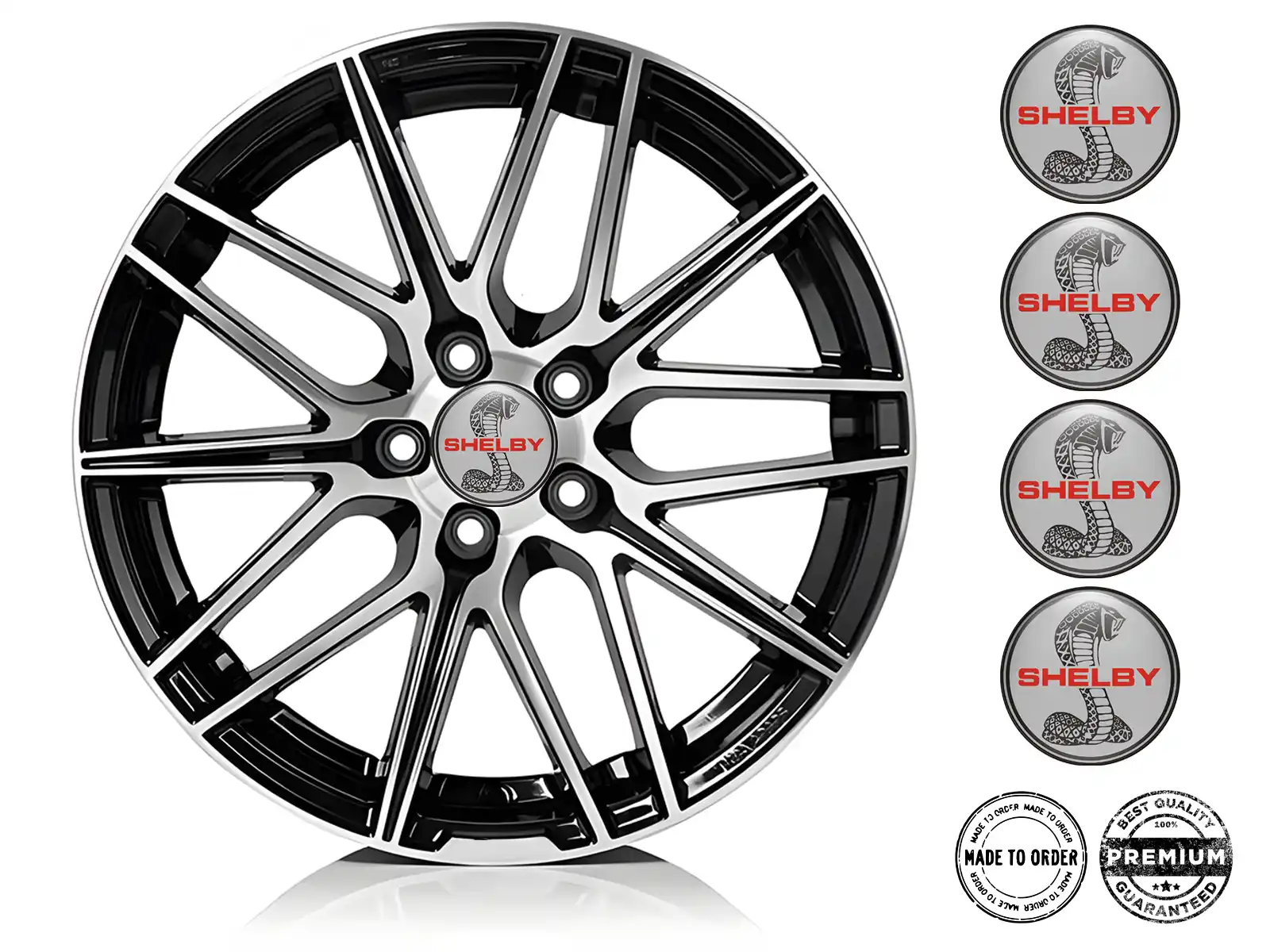 Shelby Epoxy Dome Aufkleber Luxus Autoembleme